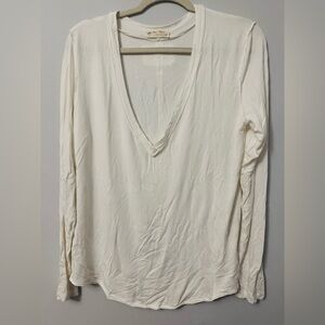 Free People Long Sleeve V-Neck Tee